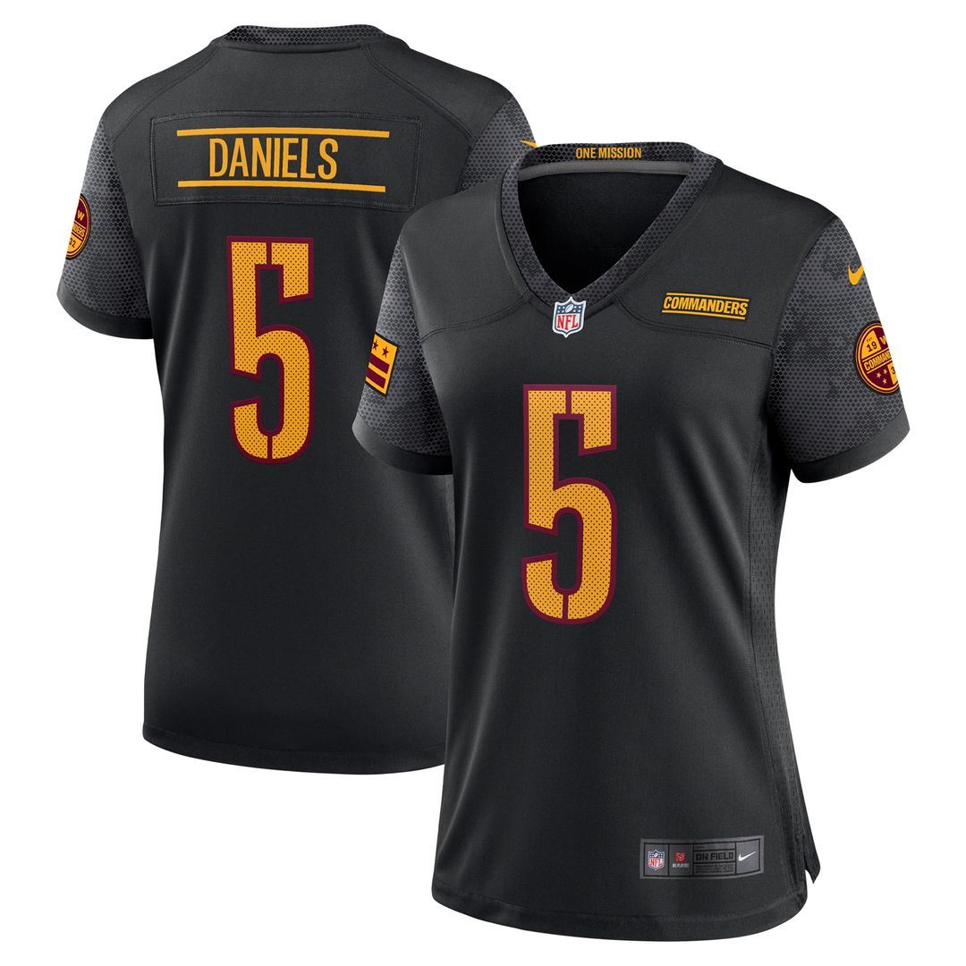 Jayden Daniels Washington Commanders Nike Women's  Player Game Jersey - Burgundy