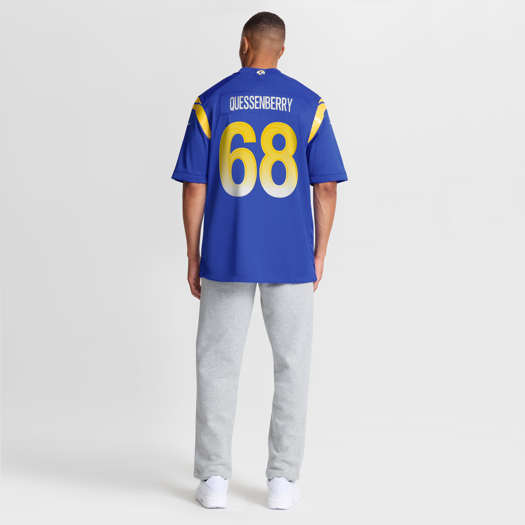 David Quessenberry Los Angeles Rams Nike Team Game Jersey -  Royal