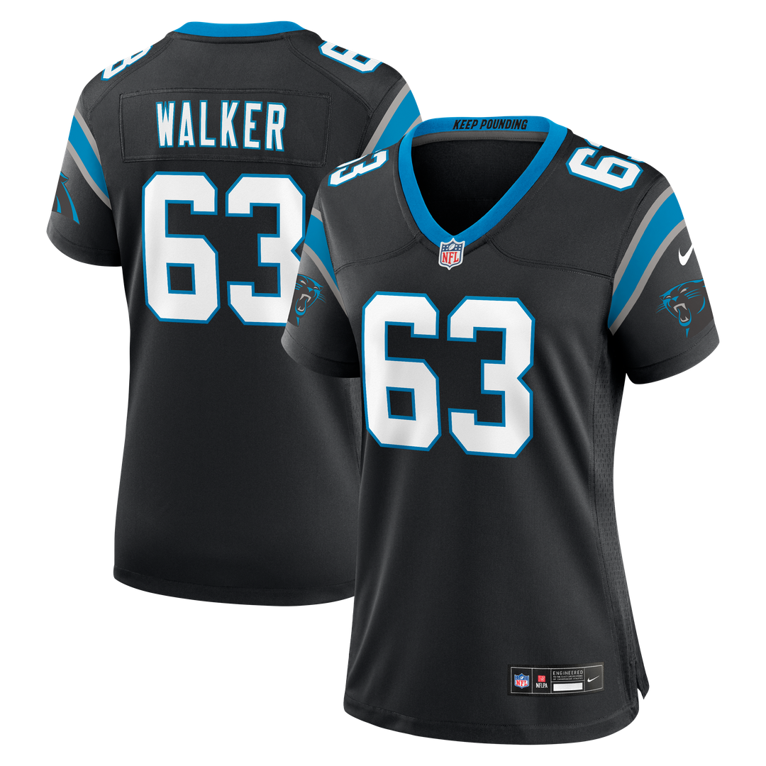 Rasheed Walker Carolina Panthers Nike Women's Team Game Jersey -  Black