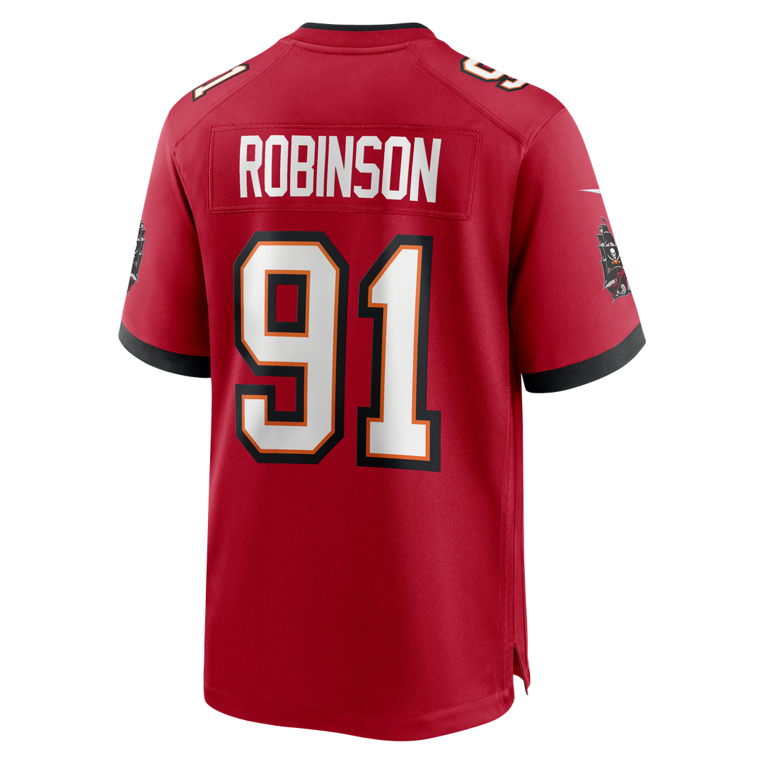 A'Shawn Robinson Tampa Bay Buccaneers Nike Team Game Jersey - Red