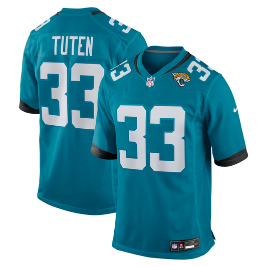 Bhayshul Tuten Jacksonville Jaguars Nike Team Game Jersey -  Teal