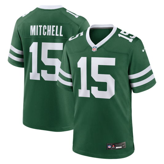 Adonai Mitchell New York Jets Nike Team  Game Jersey - Legacy Green