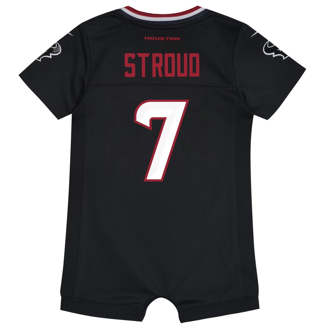 C.J. Stroud Houston Texans Nike Newborn & Infant Game Romper Jersey - Navy