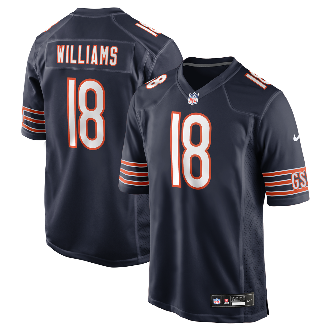 Caleb Williams Chicago Bears Nike Alternate  Player Game Jersey - Orange