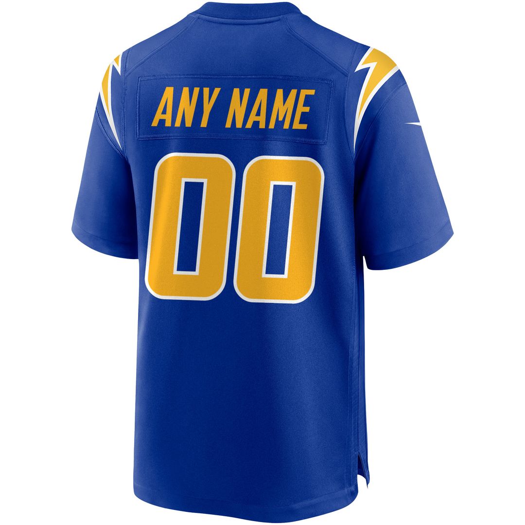 Los Angeles Chargers Nike Alternate Custom Game Jersey - Navy