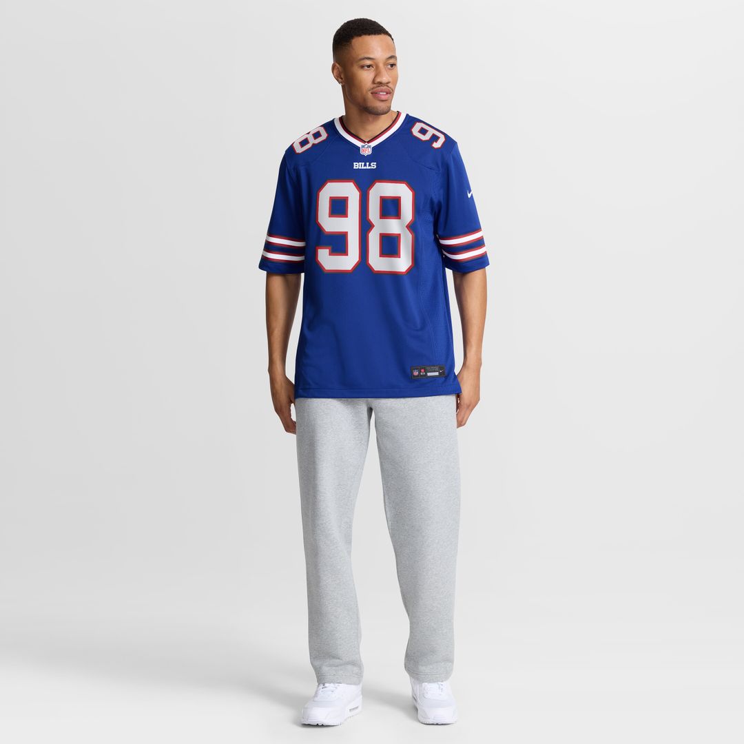 T.J. Sanders Buffalo Bills Nike Team Game Jersey -  Royal