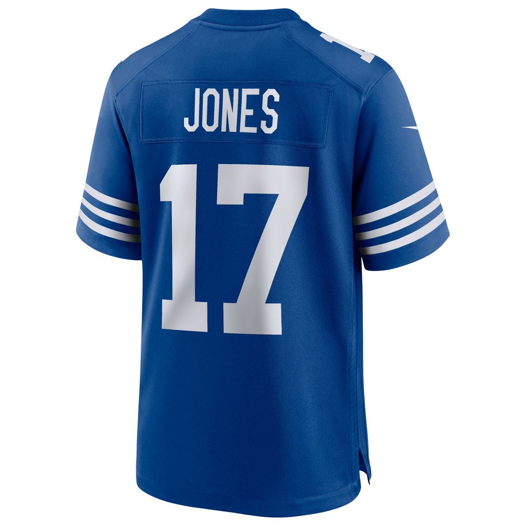 Daniel Jones Indianapolis Colts Nike Alternate 2 Indiana Nights Game Jersey -  Heather Royal