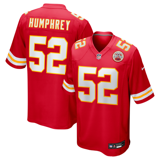 Creed Humphrey Kansas City Chiefs Nike Game Jersey - Red