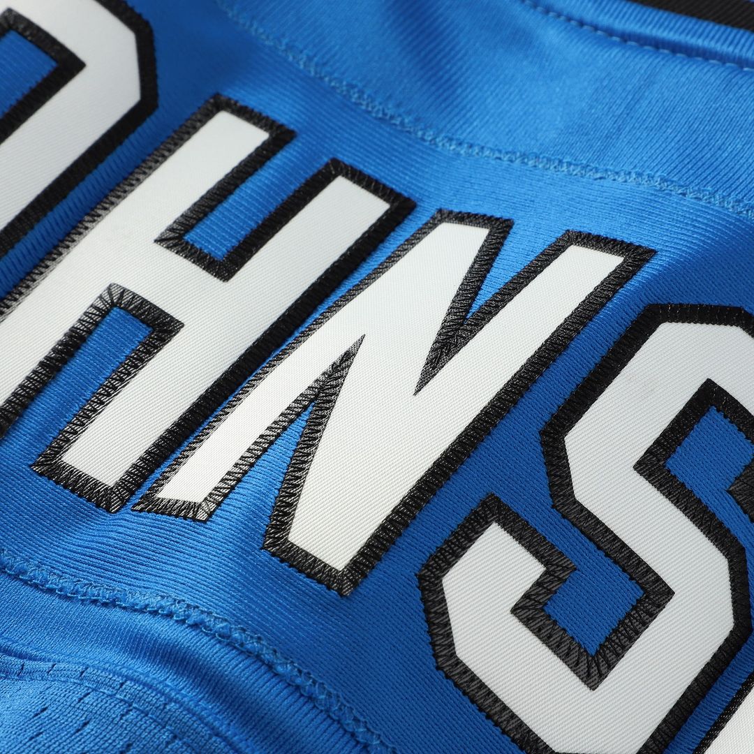 Calvin Johnson Detroit Lions Mitchell & Ness Big & Tall 2007 Legacy Retired Player Jersey - Blue