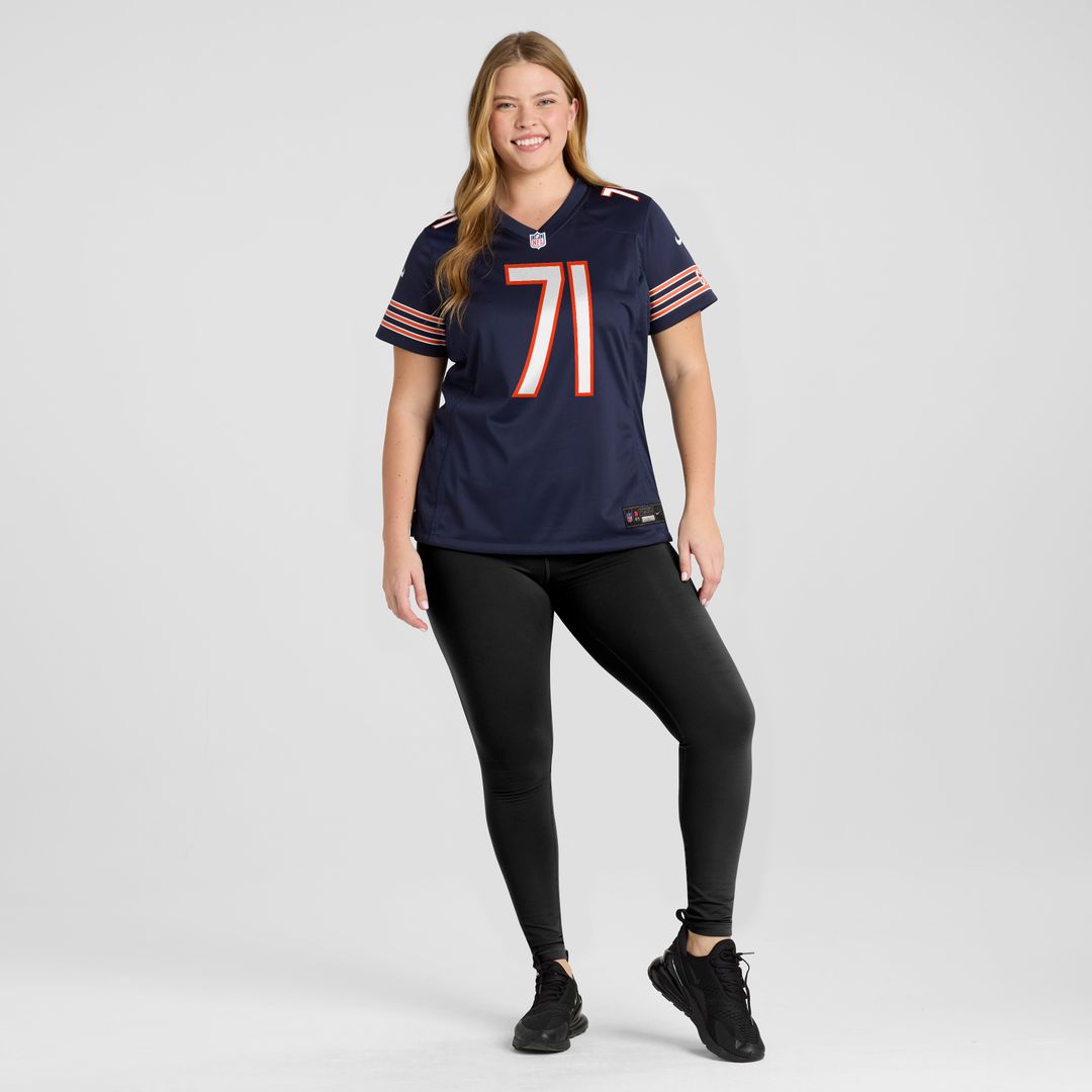 Jedrick Wills Jr. Chicago Bears Nike Women's Team Game Jersey -  Navy