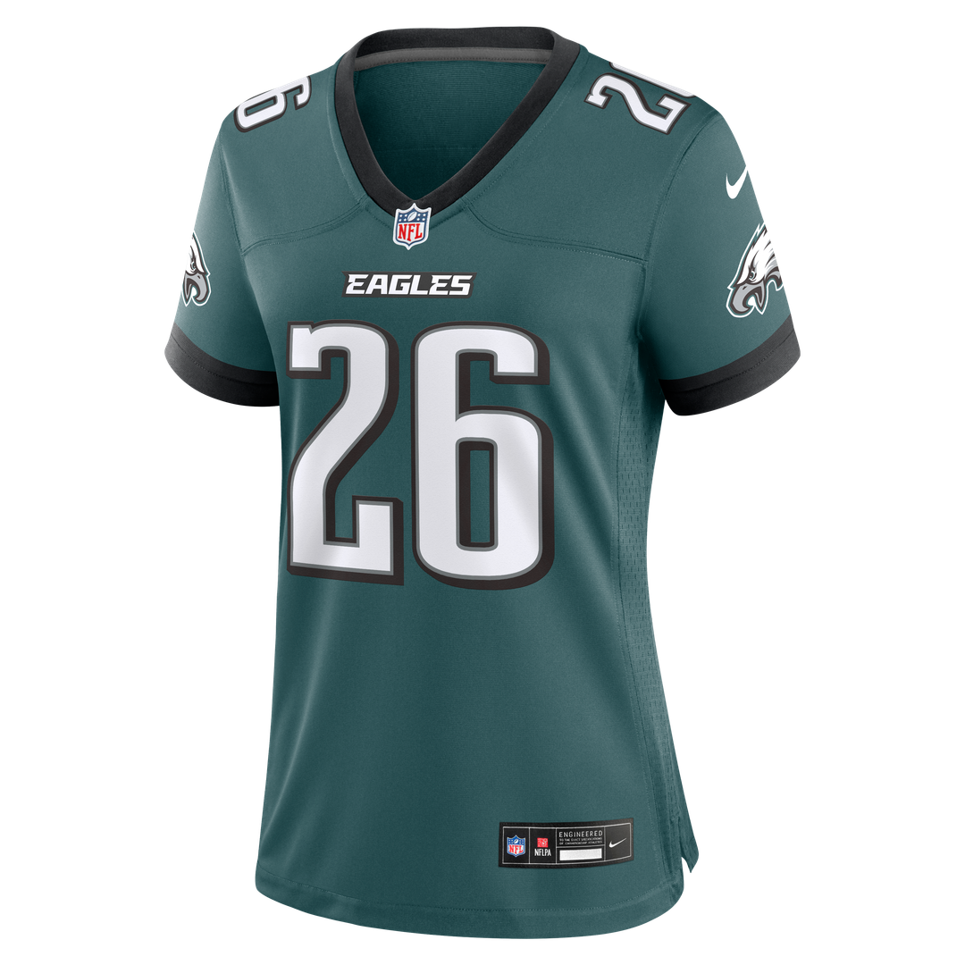 Saquon Barkley Philadelphia Eagles Nike Women's Alternate Game Jersey -  Black