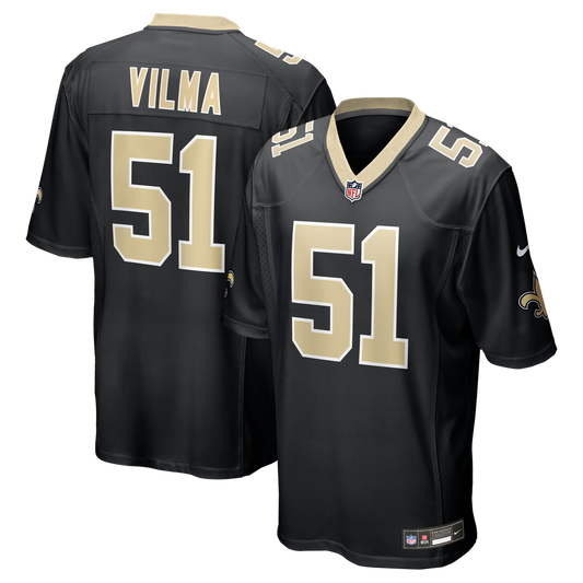 Jonathan Vilma New Orleans Saints Nike Game Retired Player Jersey - Black
