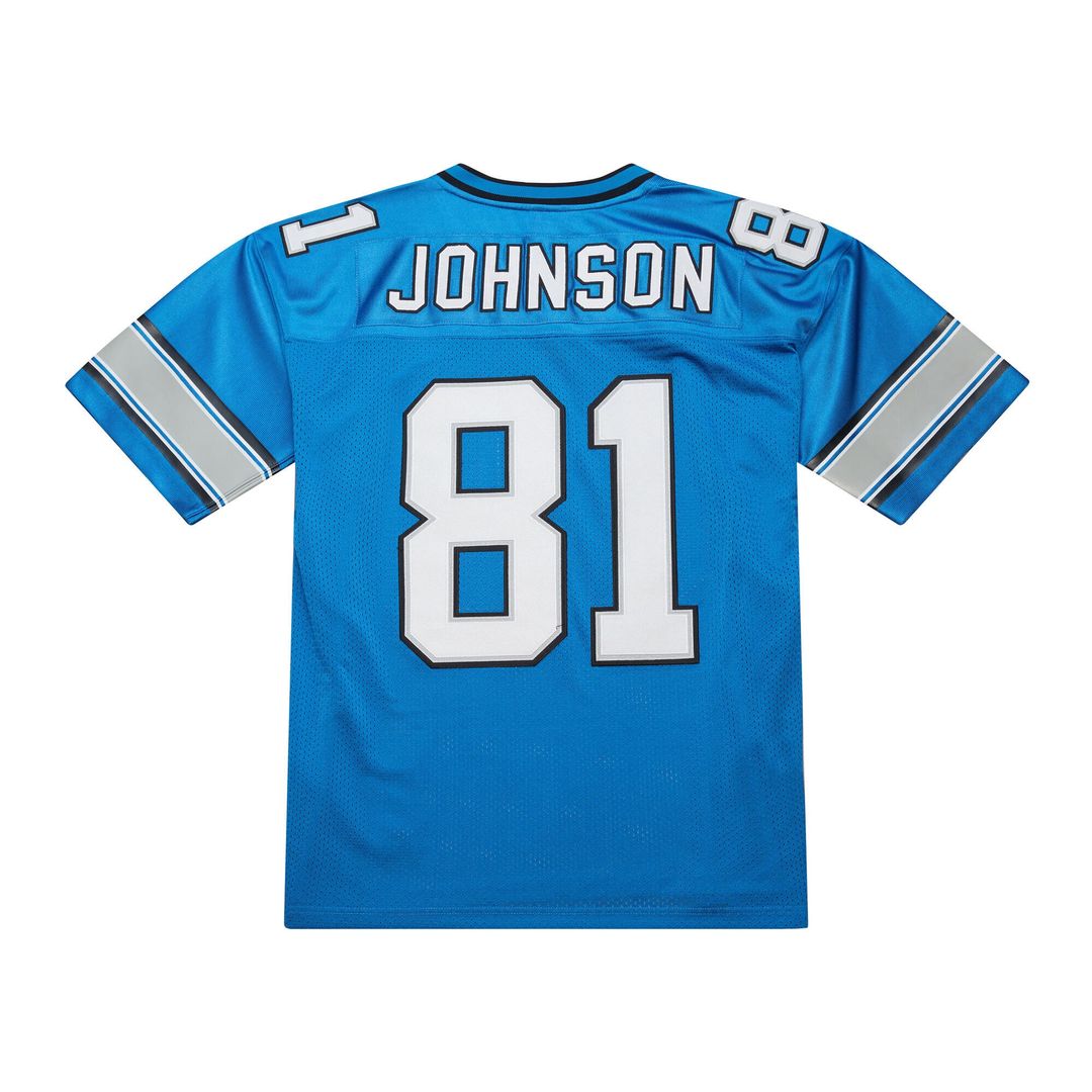 Calvin Johnson Detroit Lions Mitchell & Ness 2007 Authentic Throwback Retired Player Jersey - Blue