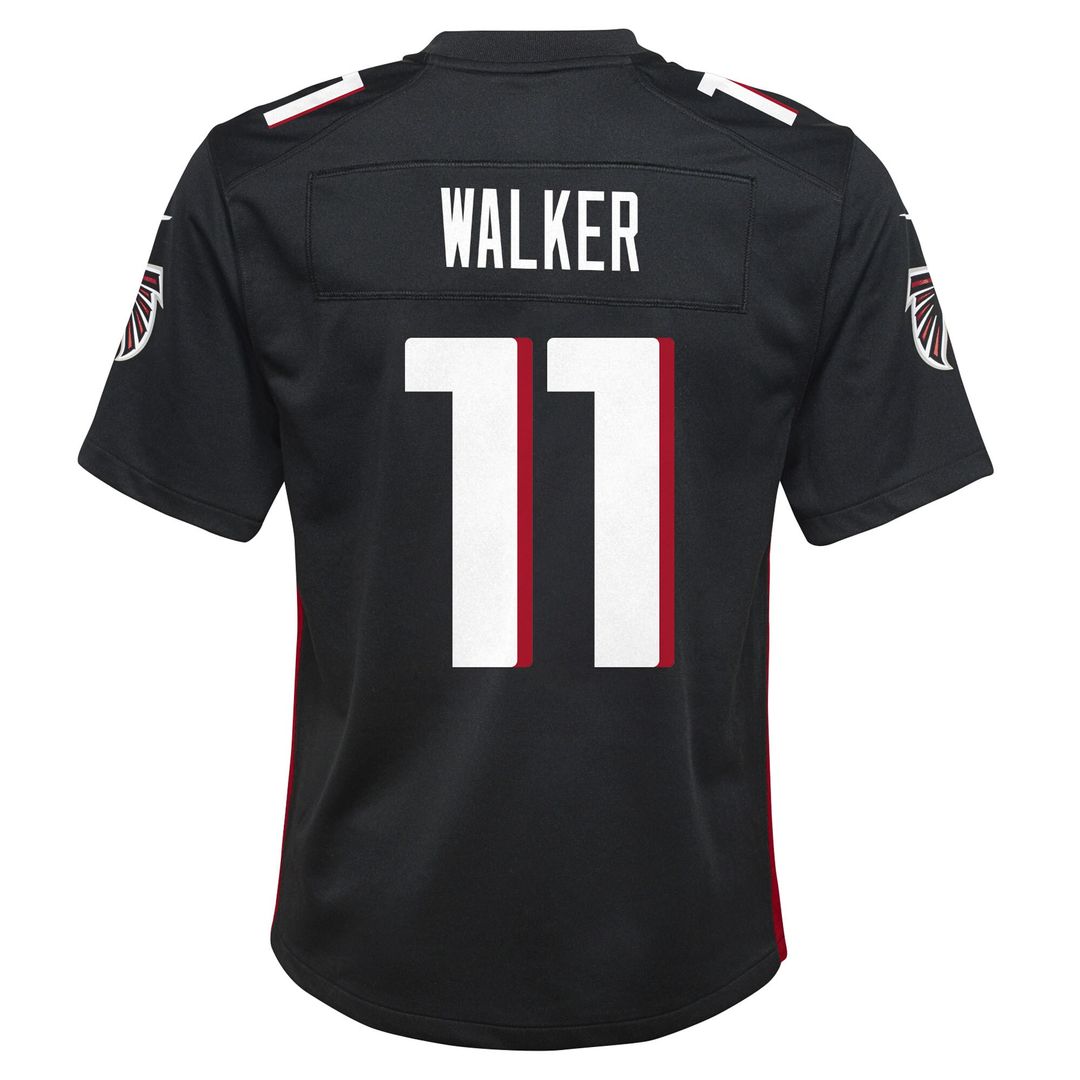 Jalon Walker Atlanta Falcons Nike Youth Team Game Jersey - Black