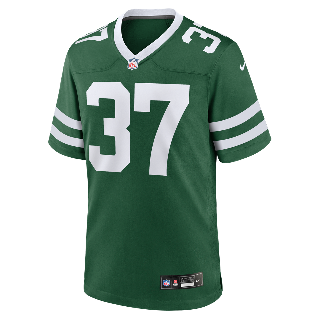 Qwan'tez Stiggers New York Jets Nike Team Game Jersey - Legacy Green