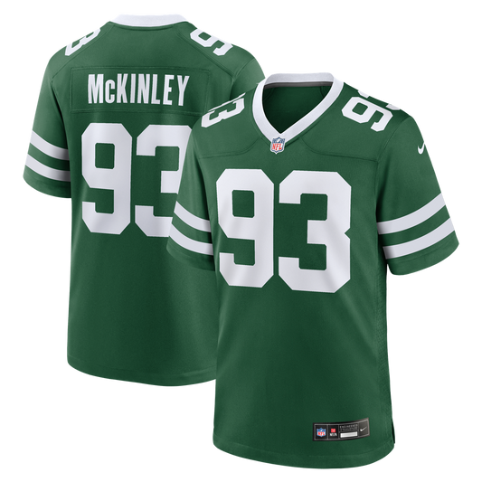 Takk McKinley New York Jets Nike Team Game Jersey - Legacy Green