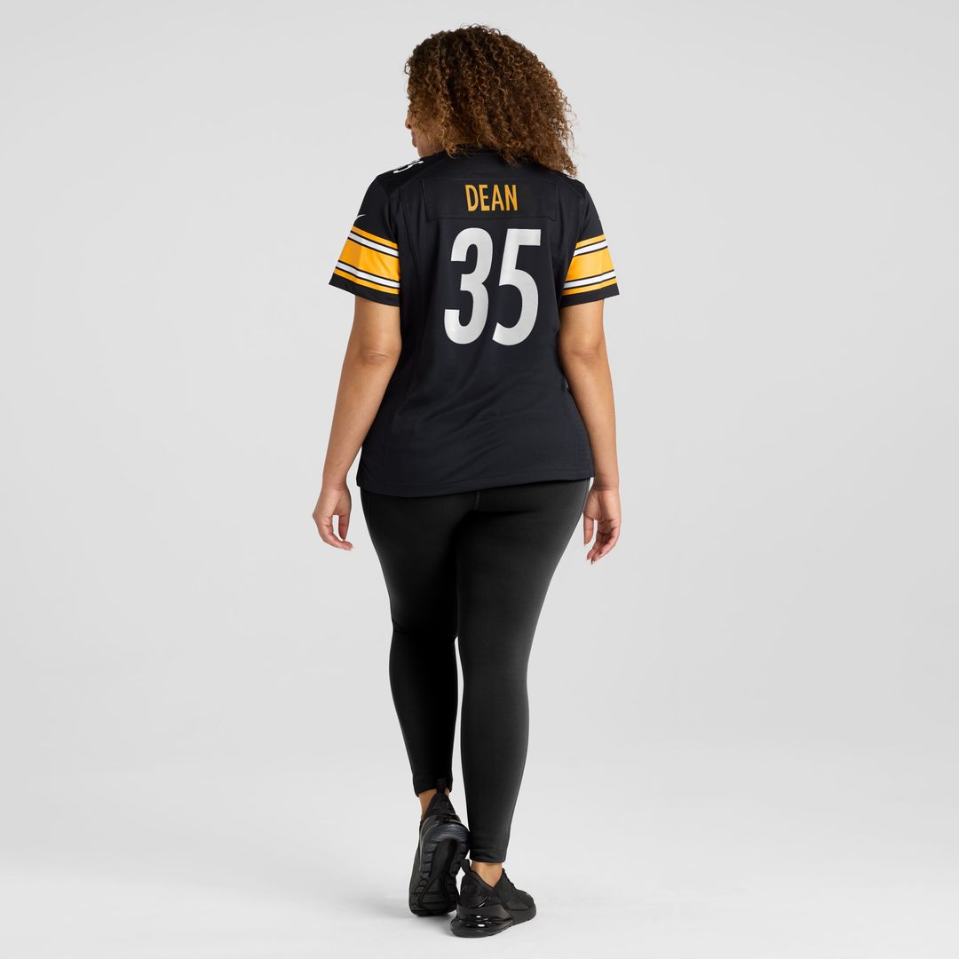 Jamel Dean Pittsburgh Steelers Nike Women's Team Game Jersey -  Black