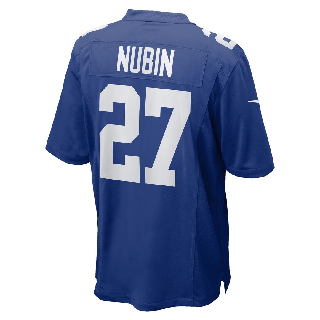 Tyler Nubin New York Giants Nike Team Game Jersey -  Royal