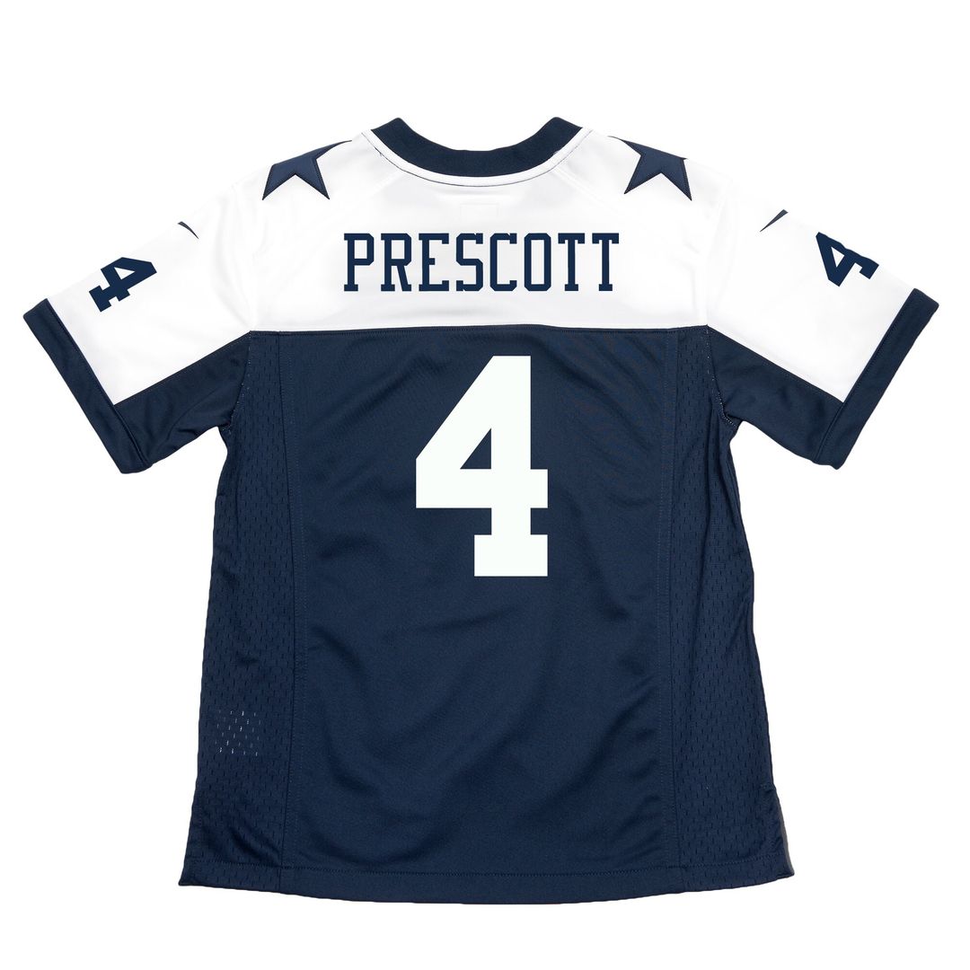 Dak Prescott Dallas Cowboys Nike Youth Color Rush Game Jersey - White