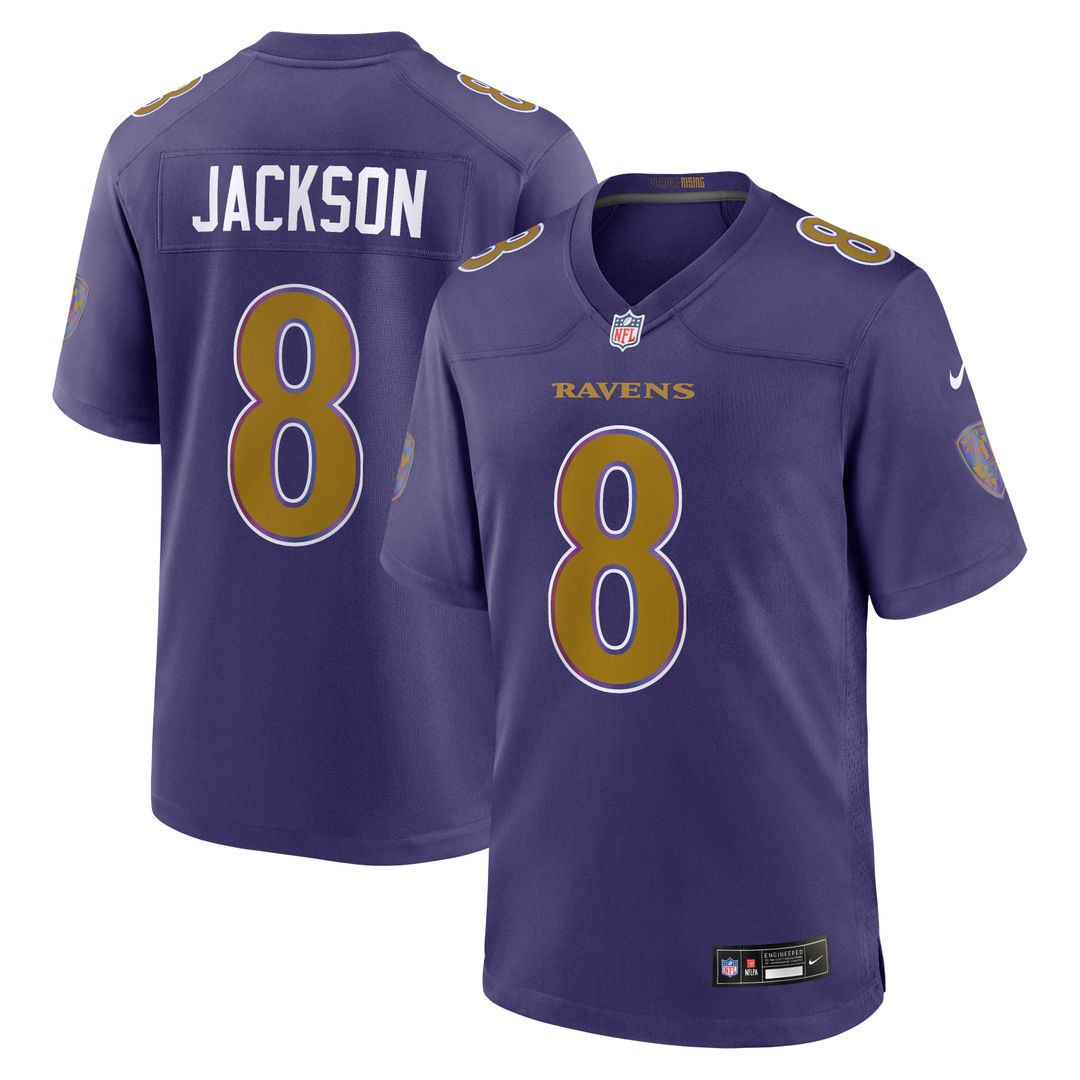 Lamar Jackson Baltimore Ravens Nike Game Jersey - White