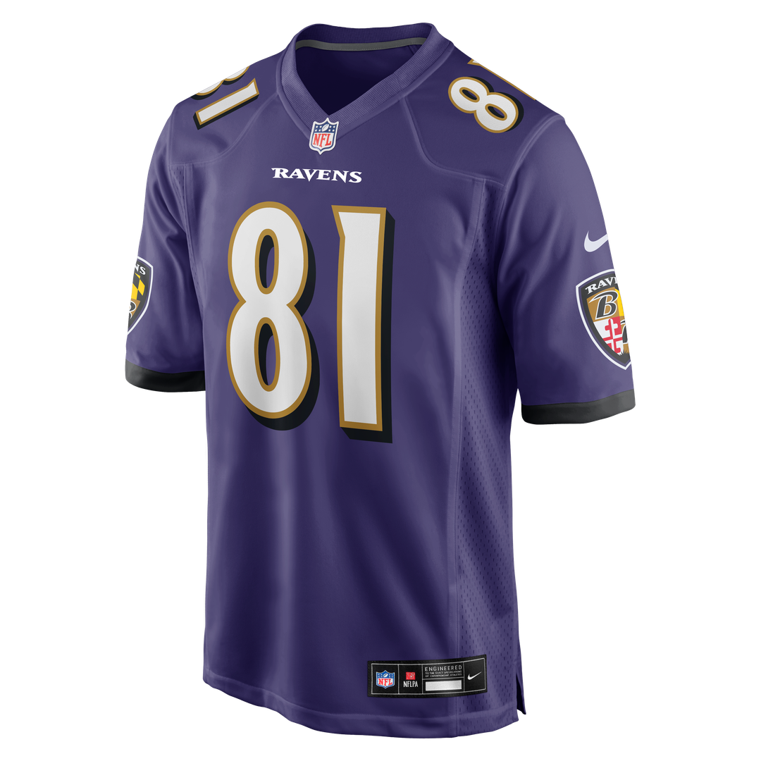 Devontez Walker Baltimore Ravens Nike Team Game Jersey -  Purple