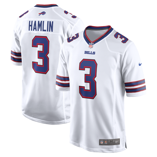 Damar Hamlin Buffalo Bills Nike  Game Jersey - White