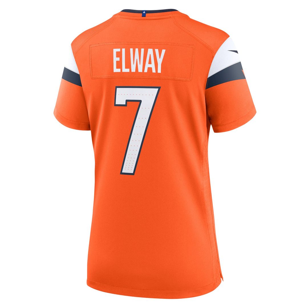 John Elway Denver Broncos Nike Women's Team Retired Player Game Jersey - Orange