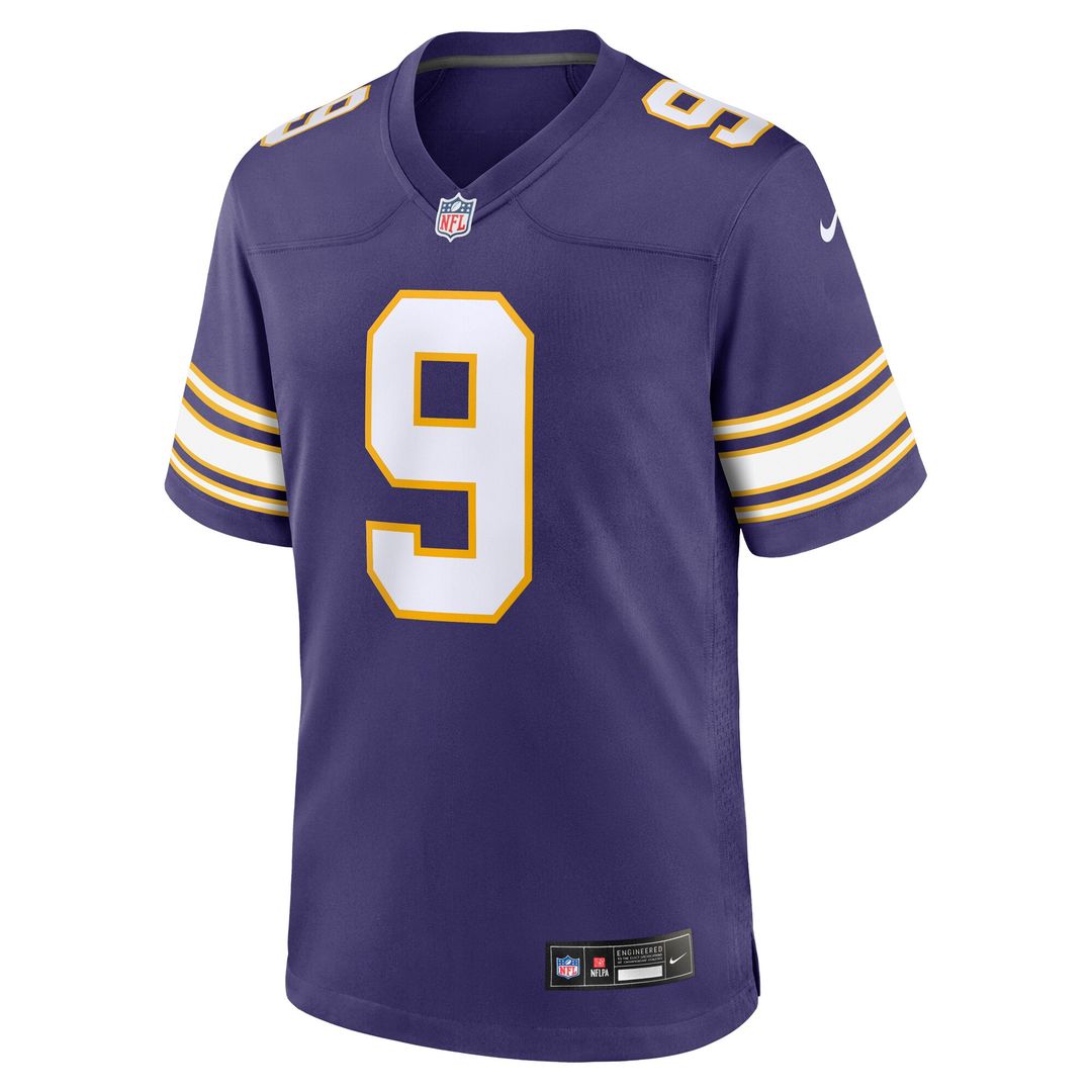 J.J. McCarthy Minnesota Vikings Nike 2nd Alternate  Player Game Jersey - Purple