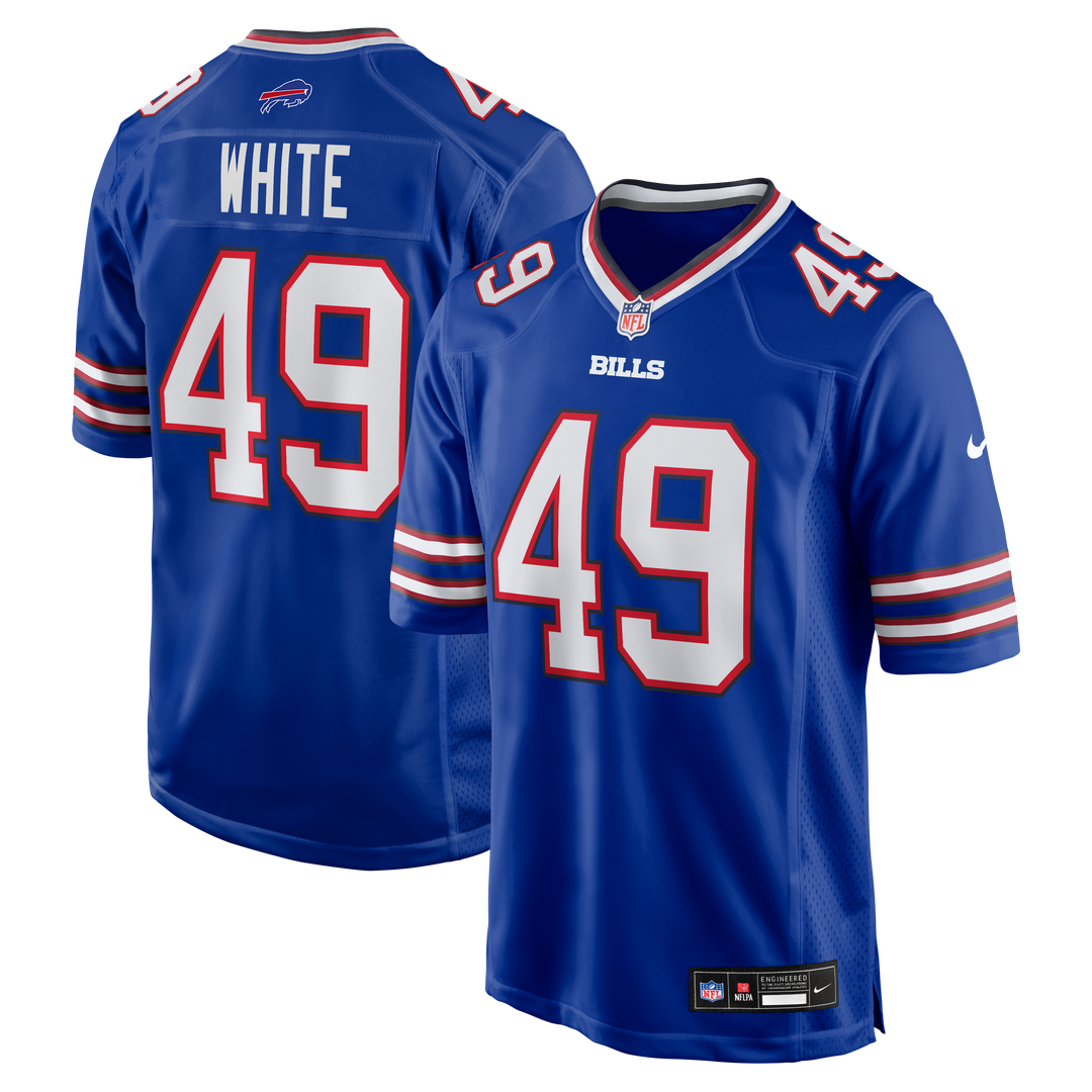 DaShaun White Buffalo Bills Nike Team Game Jersey - Royal