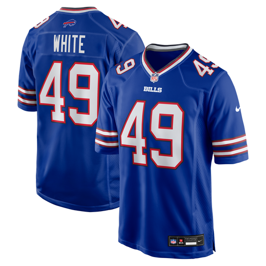 DaShaun White Buffalo Bills Nike Team Game Jersey - Royal