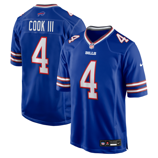James Cook III Buffalo Bills Nike Team Game Jersey -  Royal