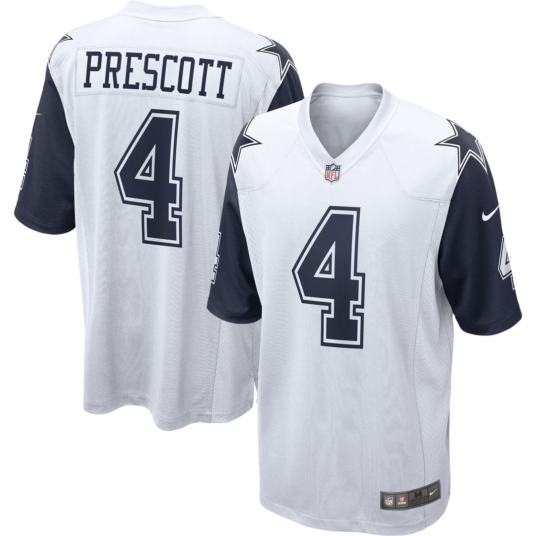Dak Prescott Dallas Cowboys Nike Alternate Game Team Jersey - Navy
