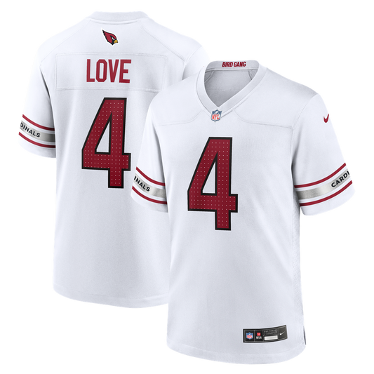 Jeremiyah Love Arizona Cardinals Nike Game Player Jersey - White