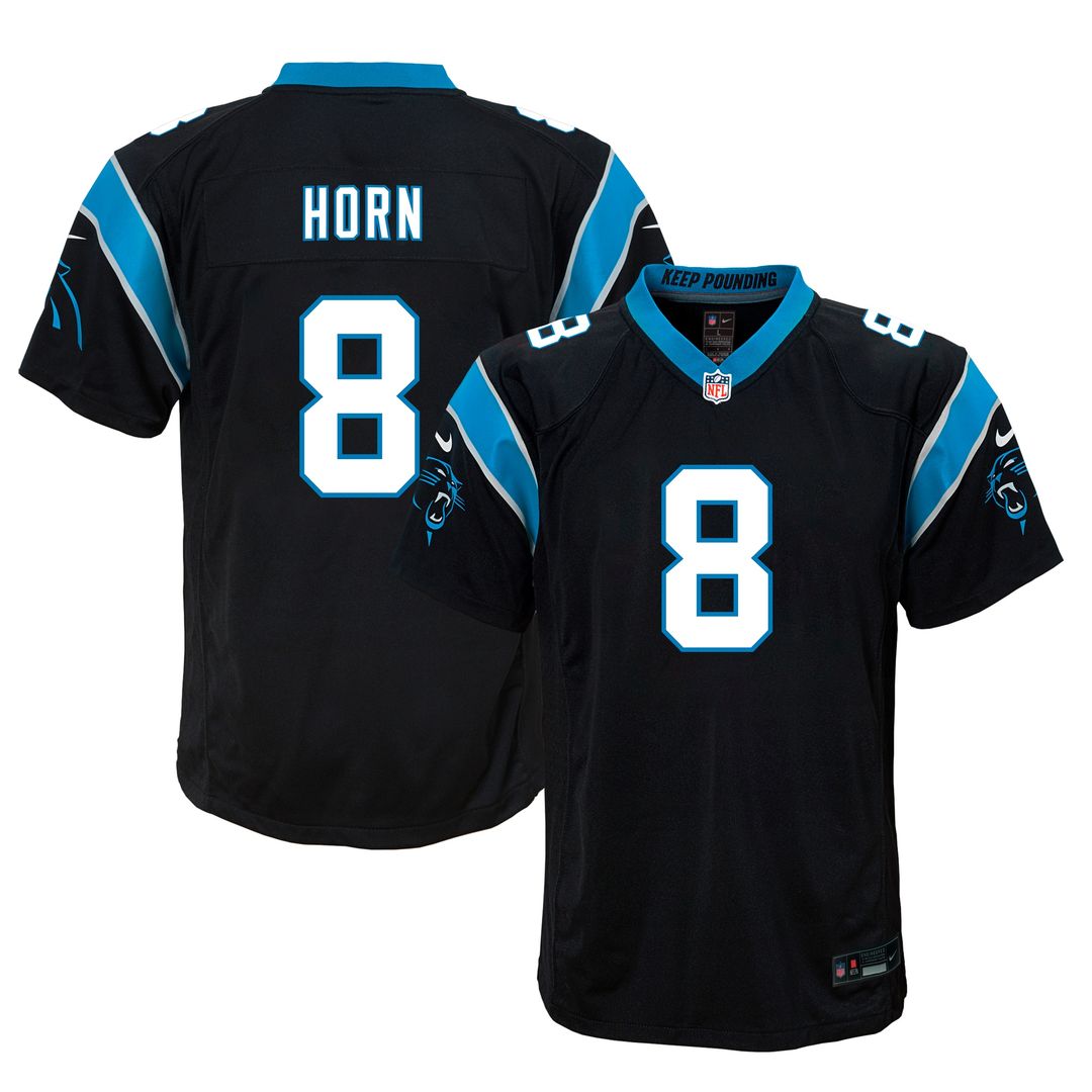 Jaycee Horn Carolina Panthers Nike Youth Game Jersey - Blue