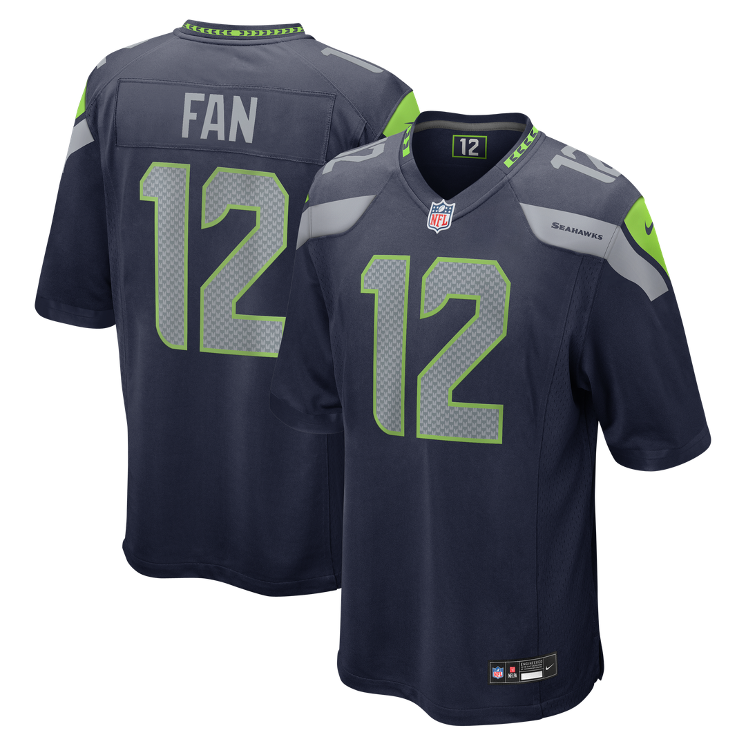 12s Seattle Seahawks Nike Game Jersey - White