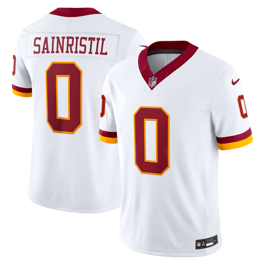 Mike Sainristil Washington Commanders Nike Vapor F.U.S.E. Stitched Limited Jersey - White