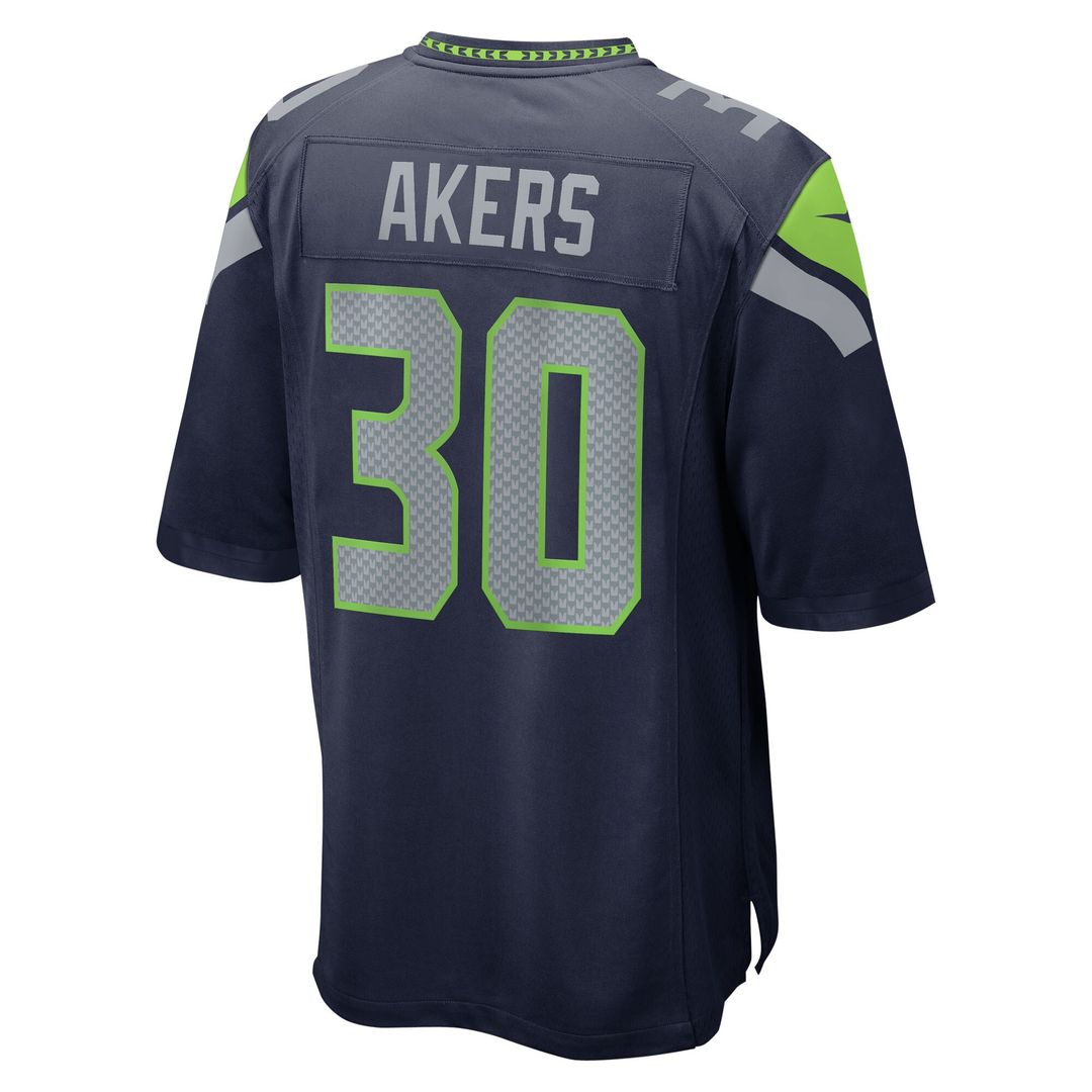 Cam Akers Seattle Seahawks Nike Team Game Jersey -  College Navy