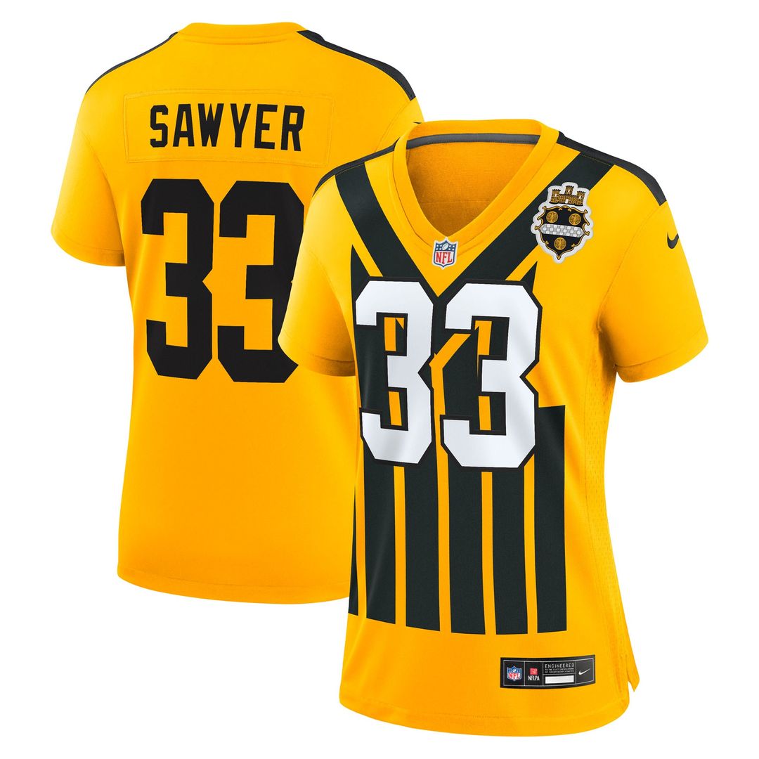 Jack Sawyer Pittsburgh Steelers Nike Women's Team Game Jersey -  Black