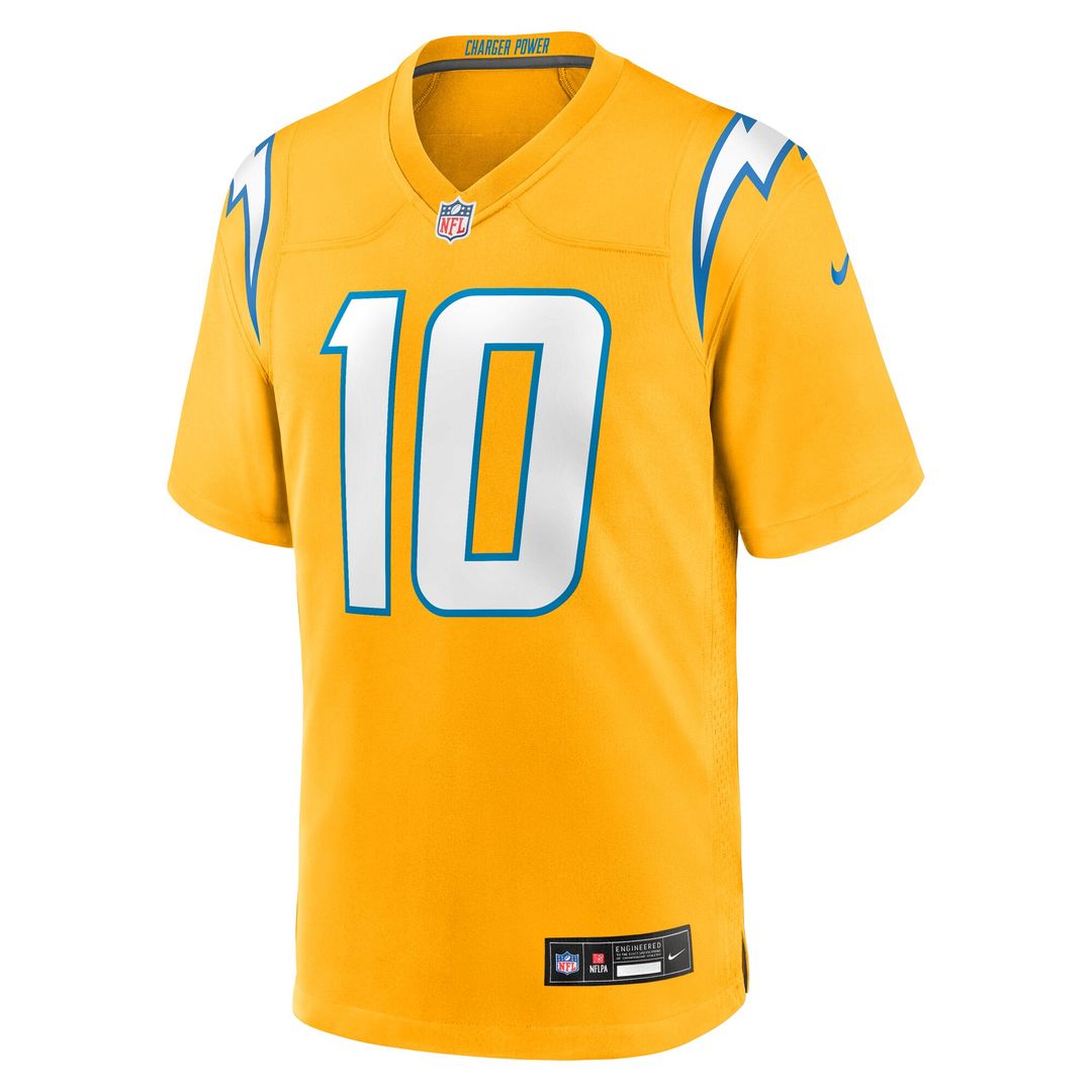 Justin Herbert Los Angeles Chargers Nike Alternate Super Chargers Game Player Jersey - Navy