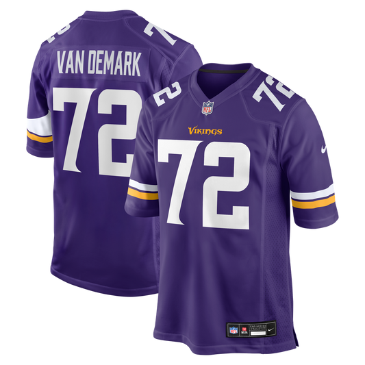 Ryan Van Demark Minnesota Vikings Nike Team Game Jersey -  Purple