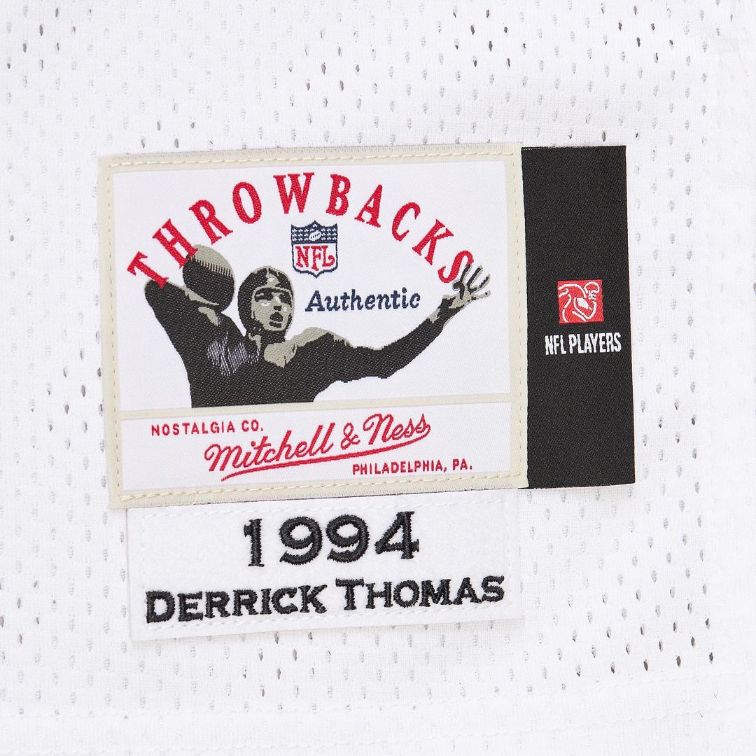 Derrick Thomas Kansas City Chiefs 1994 Mitchell & Ness Authentic Throwback Retired Player Jersey - White