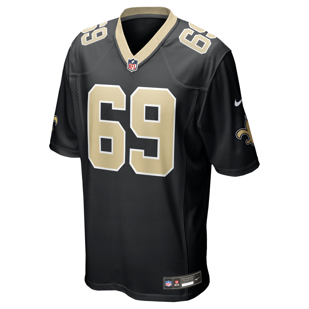 Barry Wesley New Orleans Saints Nike Team Game Jersey -  Black
