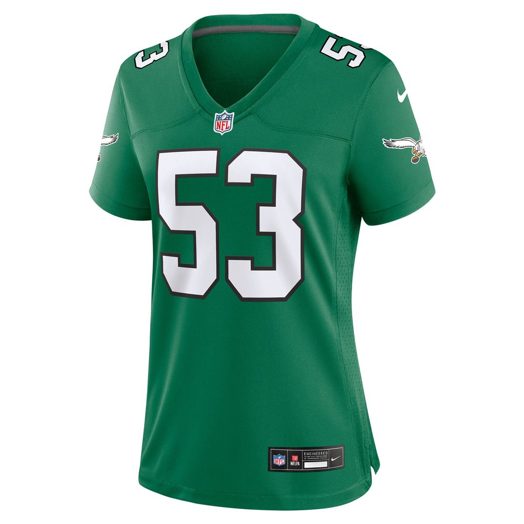 Zack Baun Philadelphia Eagles Nike Women's  Game Jersey - Midnight Green