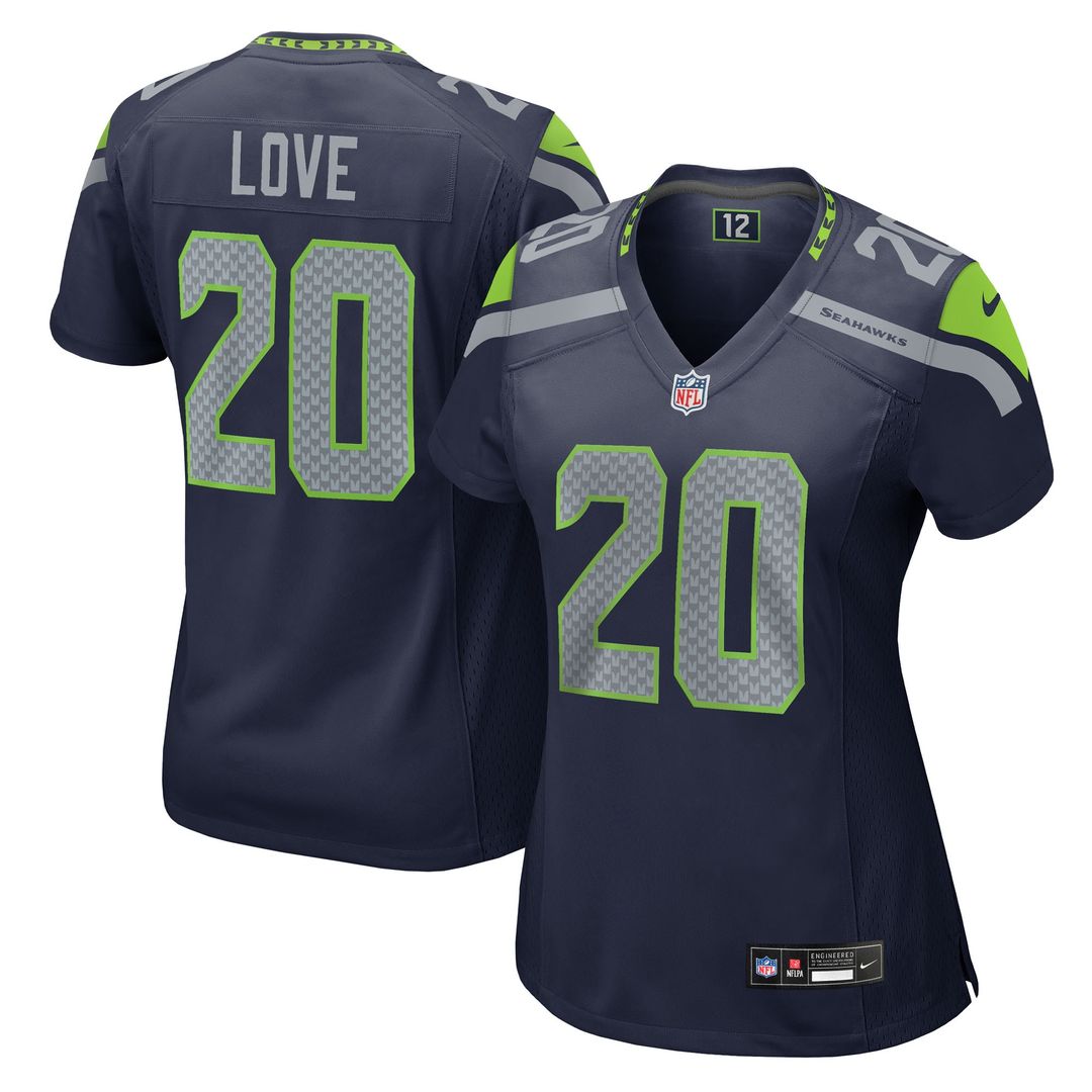 Julian Love Seattle Seahawks Nike Women's Team Game Jersey -  College Navy