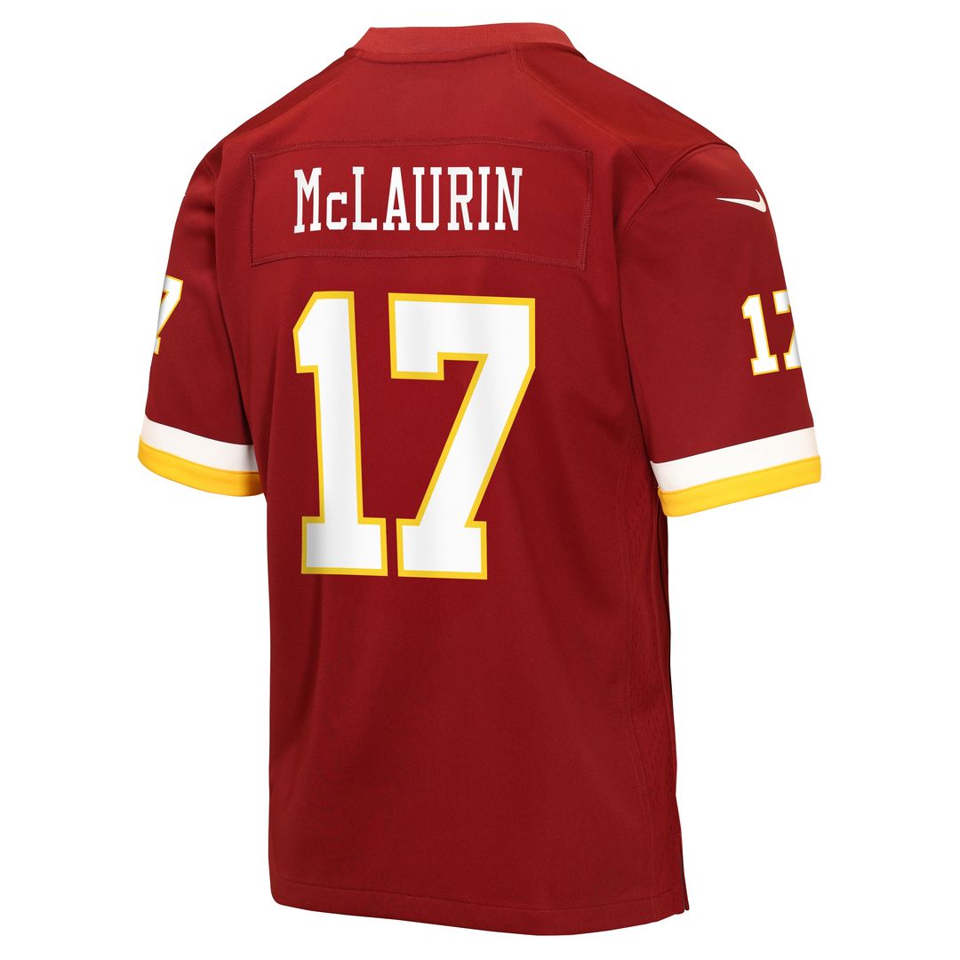Terry McLaurin Washington Commanders Nike Youth Hail Raiser Alternate Game Jersey - Black