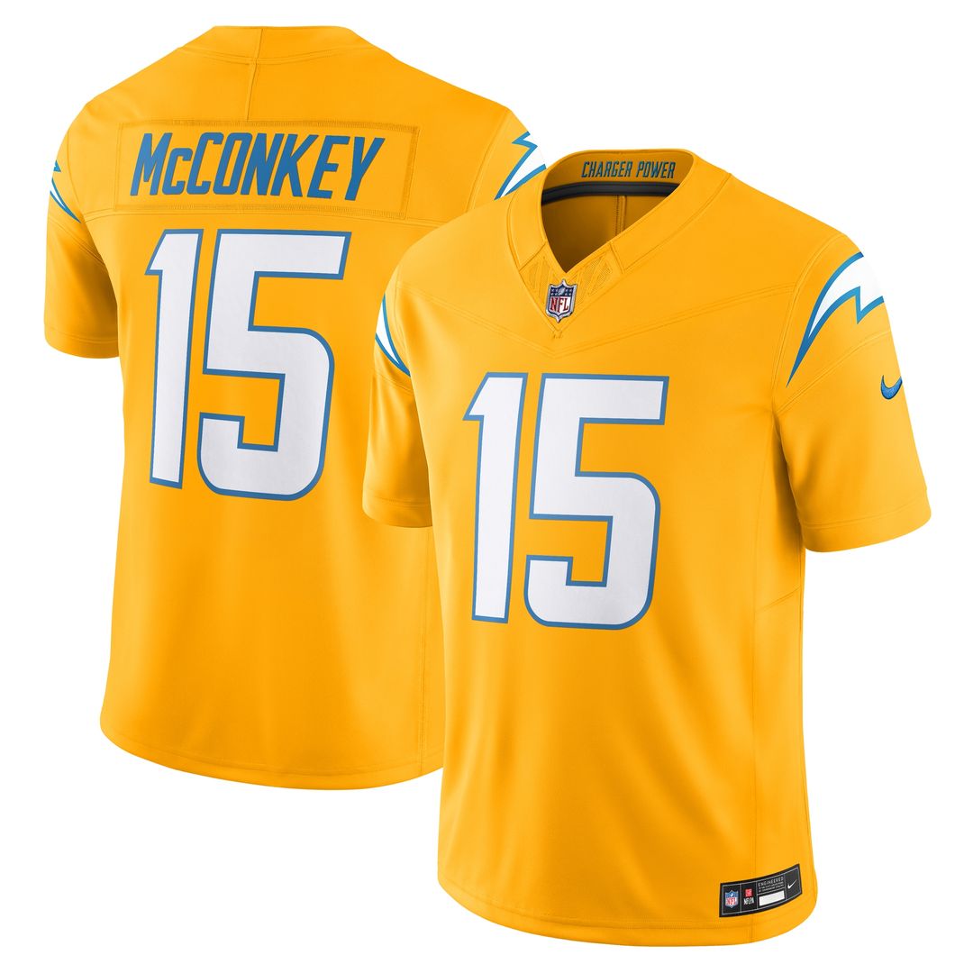 Ladd McConkey Los Angeles Chargers Nike Team Vapor F.U.S.E. Limited Jersey - Powder Blue