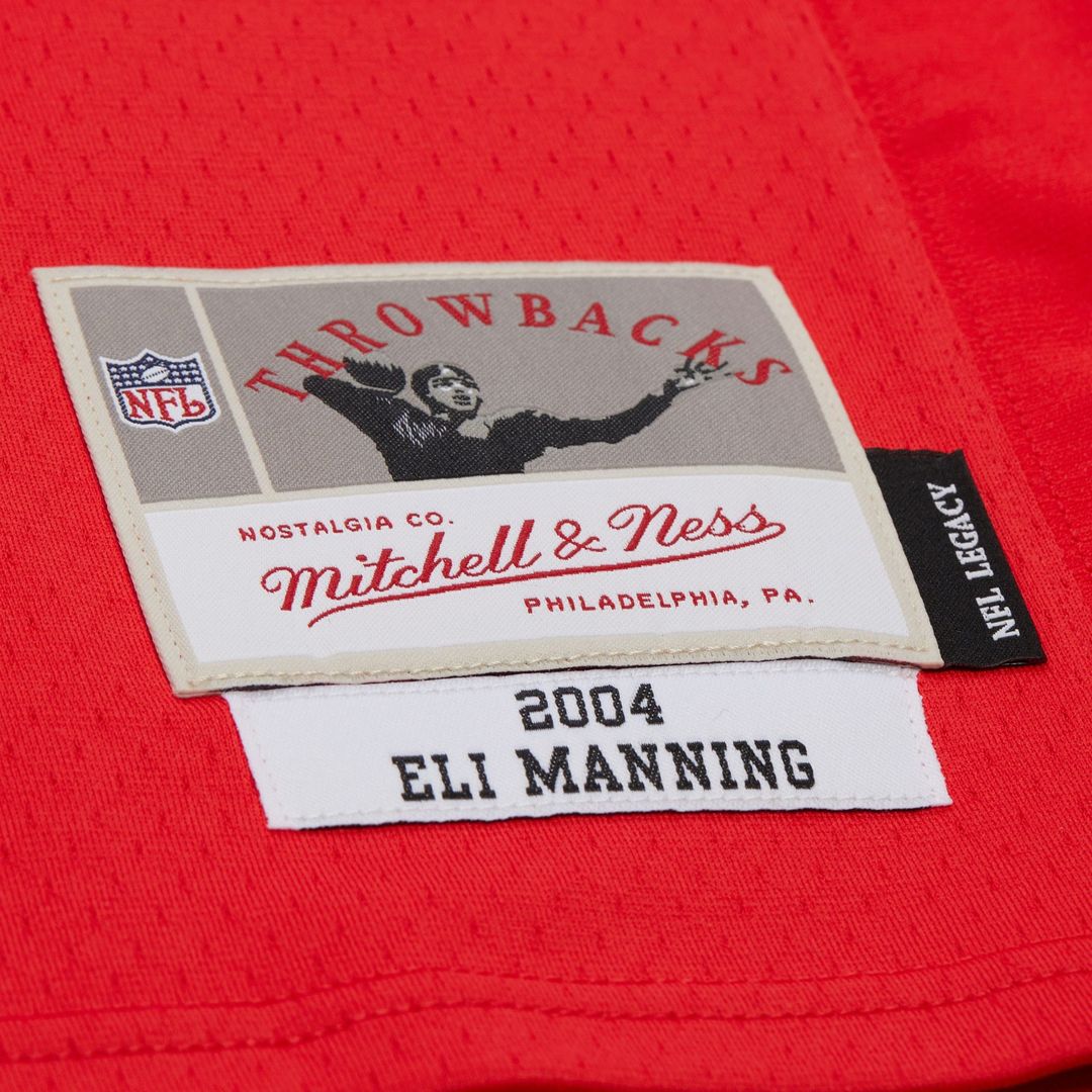 Eli Manning New York Giants Mitchell & Ness Youth 2004 Legacy Retired Player Jersey - Red
