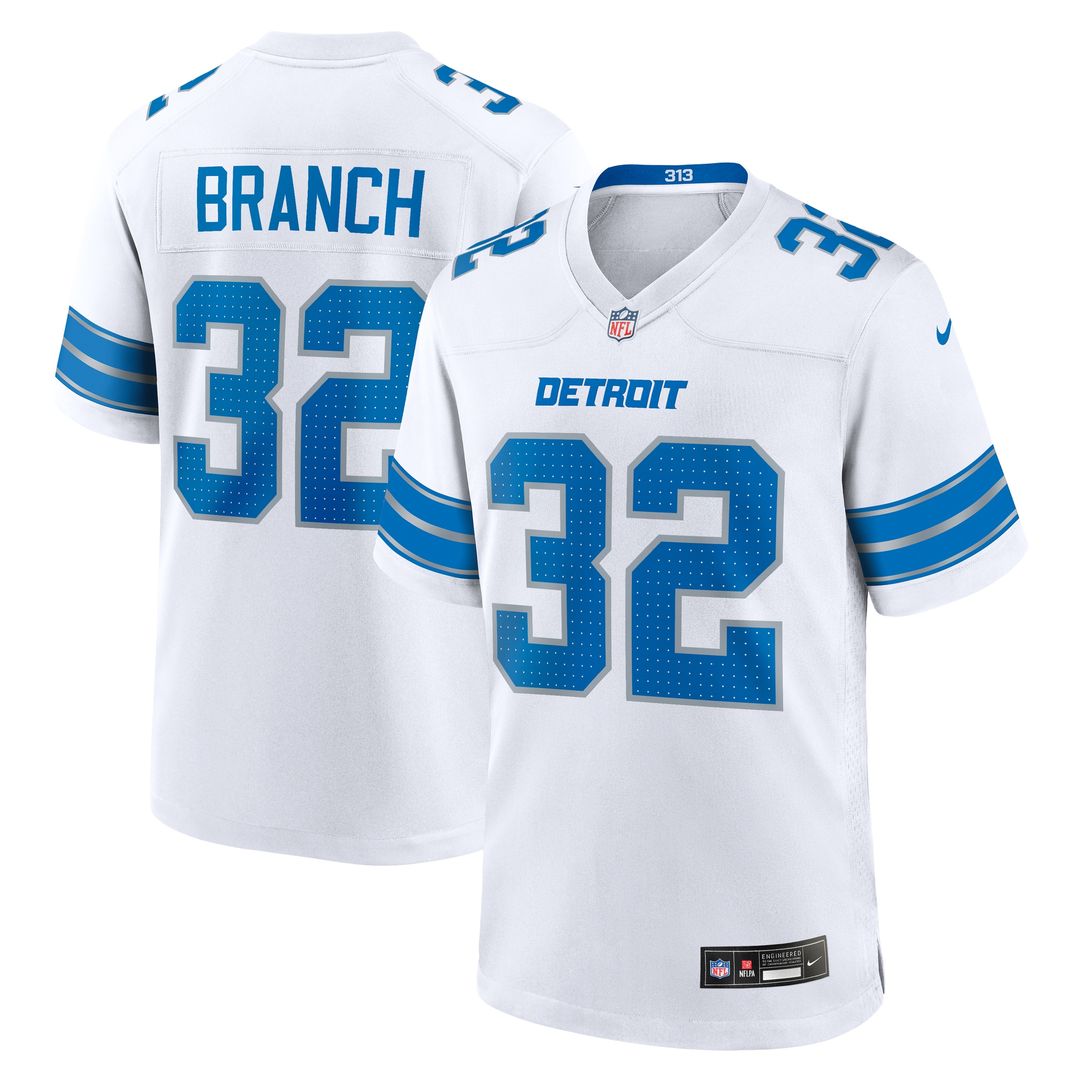 Brian Branch Detroit Lions Nike Alternate Game Jersey - Black