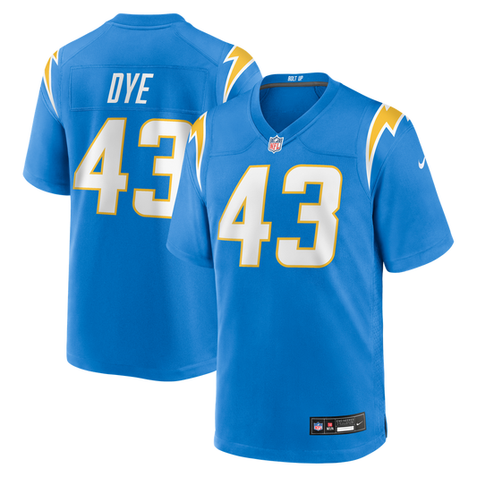 Troy Dye Los Angeles Chargers Nike  Game Jersey -  Powder Blue