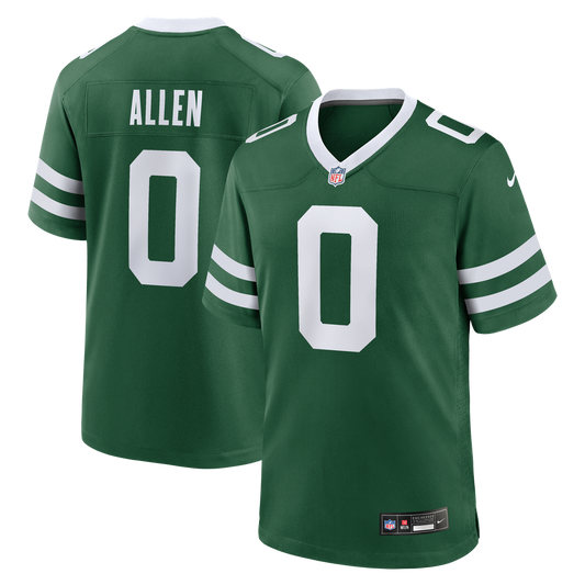 Braelon Allen New York Jets Nike Game Jersey - Legacy Green